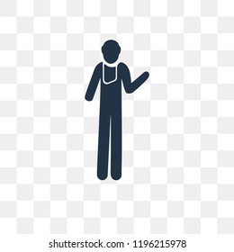 Accident vector icon isolated on transparent background, Accident transparency concept can be used web and mobile