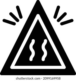 accident vector illustration isolated on a transparent background . glyph vector icons for concept or web graphics.