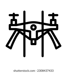 Icono De Línea Gruesa Del Vector De Accidentes Para Uso Personal Y Comercial.
