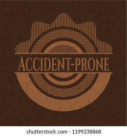Accident-prone realistic wood emblem
