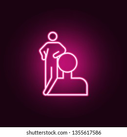 acclaim, agree neon icon. Elements of conceptual figures set. Simple icon for websites, web design, mobile app, info graphics