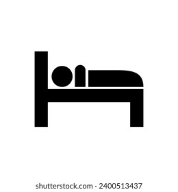Accommodation Icon. Motel, Hotel Symbol for Design, Presentation, Website or Apps Elements. 