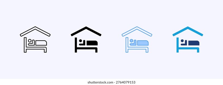 Accommodation Icon Set Multistyle Various Collection Element For Design