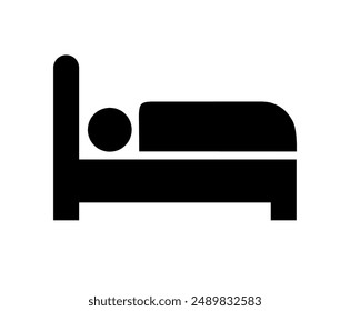 accommodation icon vector with simple design. hotel icon