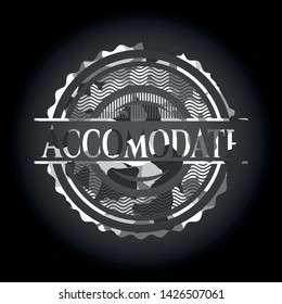 Accomodate on grey camo pattern