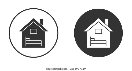 Accomodation icon, flat vector simple element illustration from editable concept
