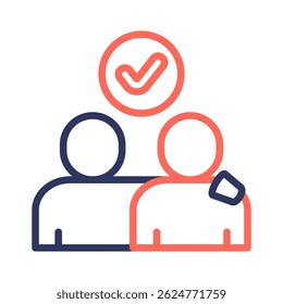 Accompany Icon Element For Design