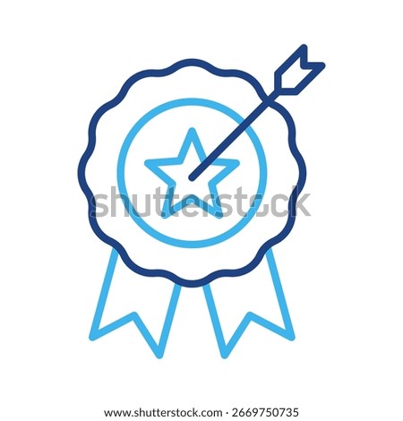 Accomplish Icon Element For Design