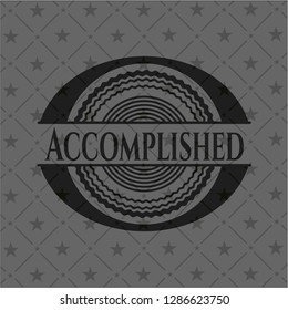 Accomplished dark emblem