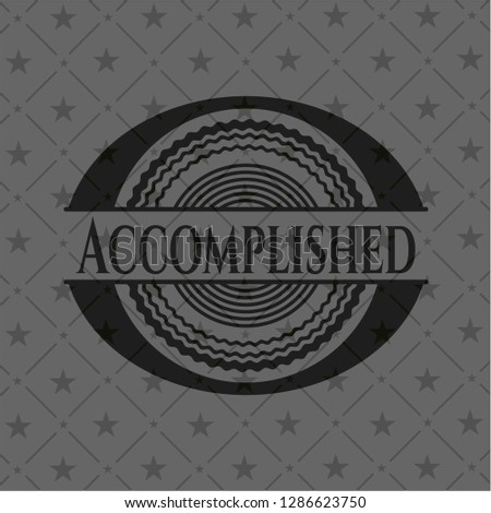 Accomplished dark emblem