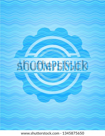 Accomplished water representation badge.