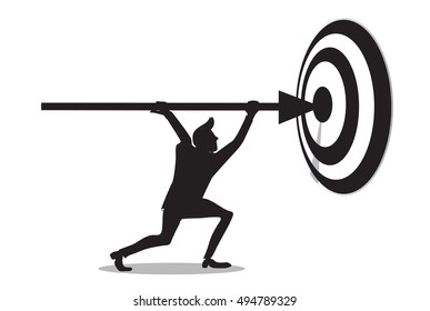 ACCOMPLISHMENT , Reaching Business concept vector illustration