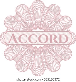 Accord abstract rosette