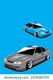 Accord Coupe Car High Performance Vector