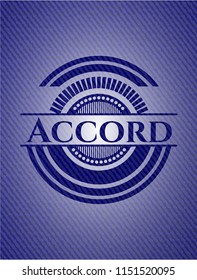 Accord with denim texture
