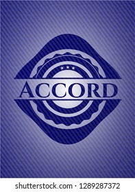 Accord with jean texture