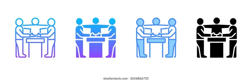 Conjunto de ícones de vários estilos Accord
