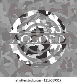 Accord on grey camo pattern