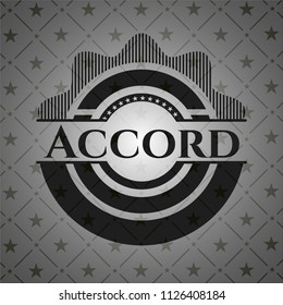 Accord retro style black emblem