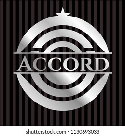 Accord silver shiny emblem