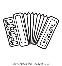 According line drawing of a coloring page illustration vector