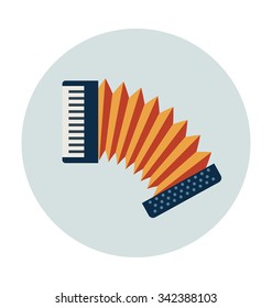 
Accordion Colored Vector Icon
