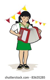 Accordion girl