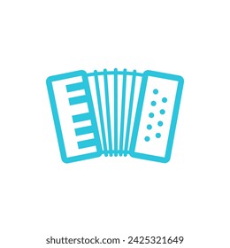 Accordion Icon. From blue icon set.