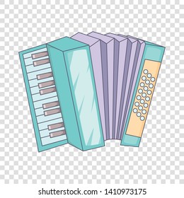 Accordion icon. Cartoon illustration of accordion vector icon for web design