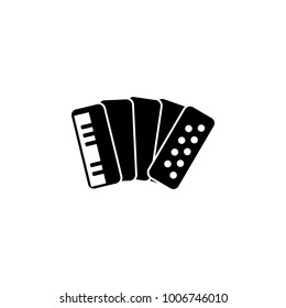accordion icon. Elements of Russian culture icon. Premium quality graphic design icon. Simple icon for websites, web design, mobile app, info graphics on white background