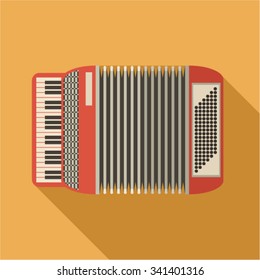 accordion icon flat