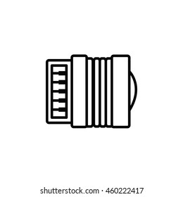 Accordion Icon Illustration