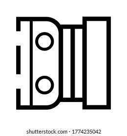 Accordion icon or logo isolated sign symbol vector illustration - high quality black style vector icons
