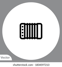 Accordion icon sign vector,Symbol, logo illustration for web and mobile