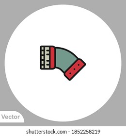 Accordion icon sign vector,Symbol, logo illustration for web and mobile
