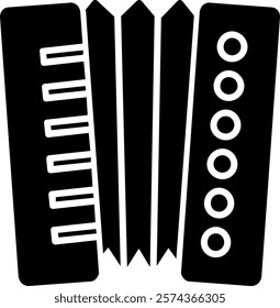 Accordion Icon Symbol Art Sign