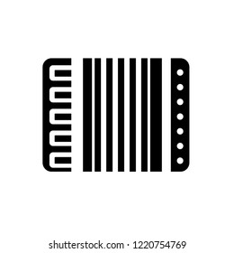 Accordion icon. Trendy Accordion logo concept on white background from Music collection. Suitable for use on web apps, mobile apps and print media.