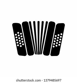 Accordion icon. Vector concept illustration for design.