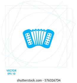 Accordion  icon Vector design.
