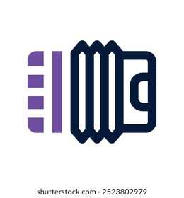 accordion icon. vector dual tone icon for your website, mobile, presentation, and logo design.