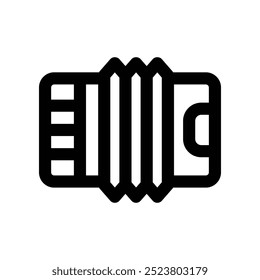 accordion icon. vector line icon for your website, mobile, presentation, and logo design.