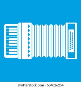 Accordion icon white