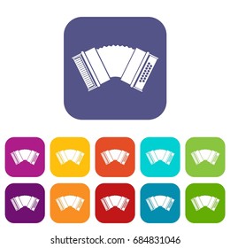 Accordion icons set