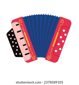 accordion illustration design vector isolated