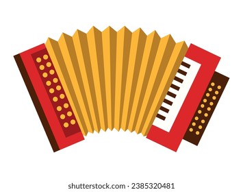 accordion illustration design vector isolated