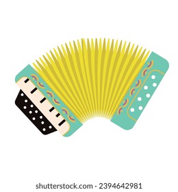 accordion illustration design vector isolated