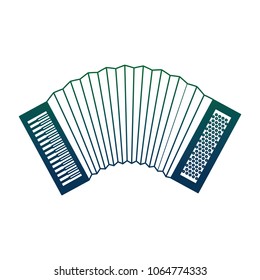 accordion music instrument icon