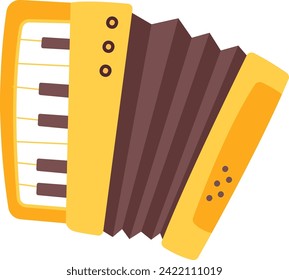 Accordion Music Instrument Vector Illustration