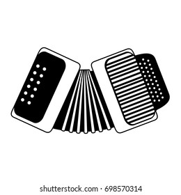 accordion musical instrument icon image