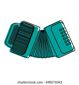 accordion musical instrument icon image